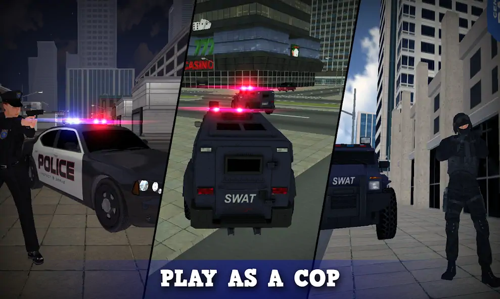 Download Justice Rivals 3 Cops&Robbers [MOD, Unlimited money] + Hack [MOD, Menu] for Android