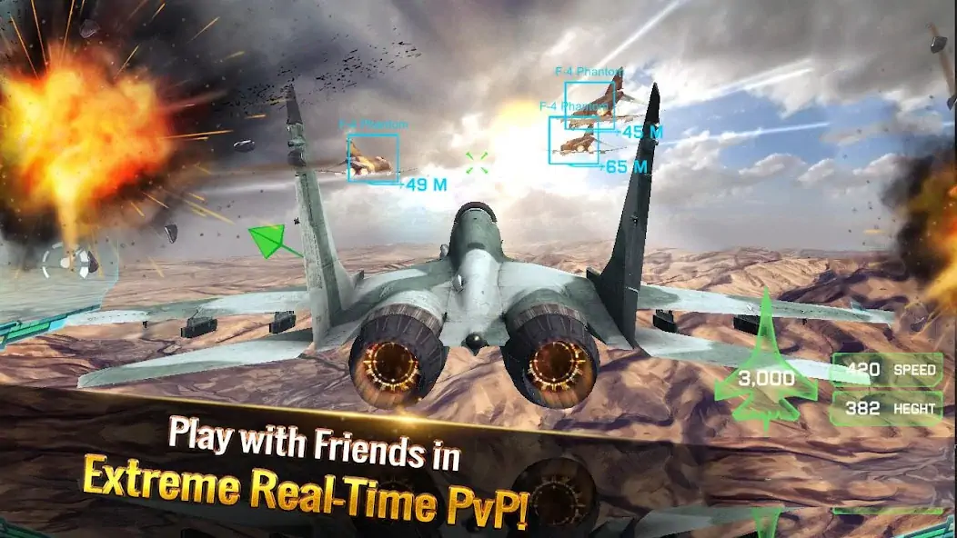 Download Ace Fighter: Modern Air Combat [MOD, Unlimited coins] + Hack [MOD, Menu] for Android