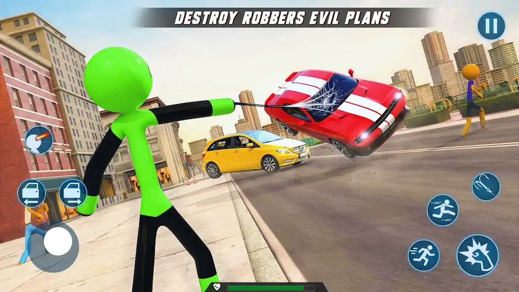 Download Spider Hero Stickman Rope Hero [MOD, Unlimited coins] + Hack [MOD, Menu] for Android