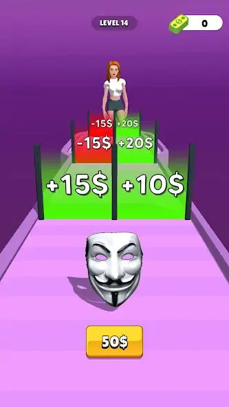 Download Mask Evolution 3D [MOD, Unlimited coins] + Hack [MOD, Menu] for Android