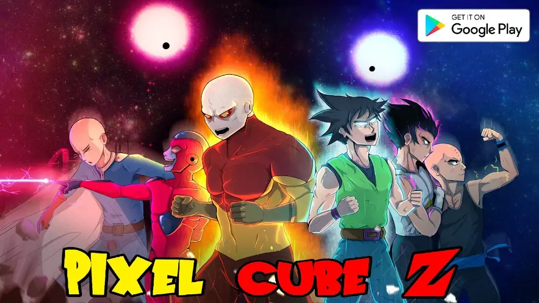 Download Pixel Cube Z Super Warriors [MOD, Unlimited coins] + Hack [MOD, Menu] for Android