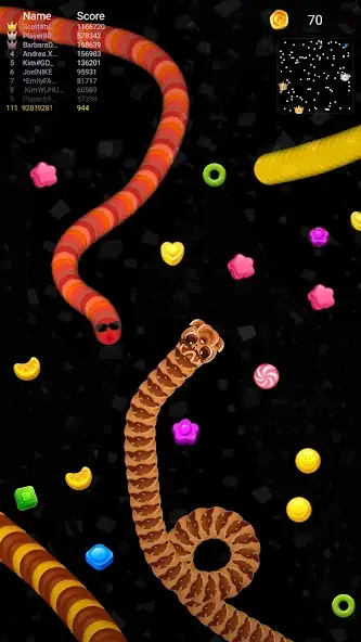 Download Worm Battle: Snake Game [MOD, Unlimited money/gems] + Hack [MOD, Menu] for Android