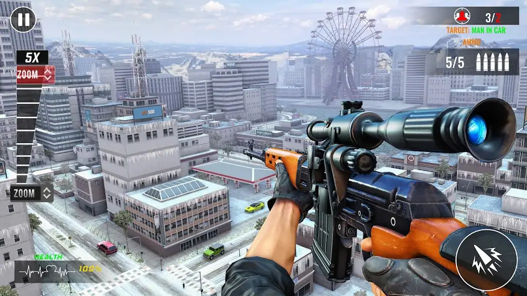 Download Sniper Games 3D - Gun Games [MOD, Unlimited money/gems] + Hack [MOD, Menu] for Android