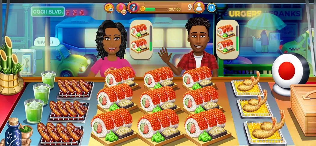 Download Virtual Families: Cook Off [MOD, Unlimited money/coins] + Hack [MOD, Menu] for Android