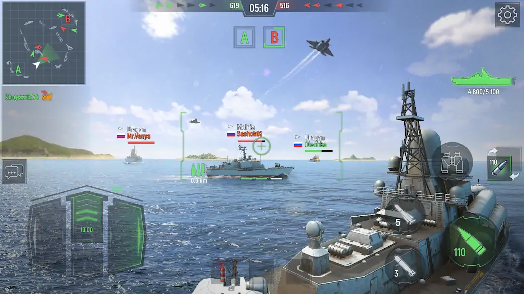 Download Force of Warships: Battleship [MOD, Unlimited money/coins] + Hack [MOD, Menu] for Android