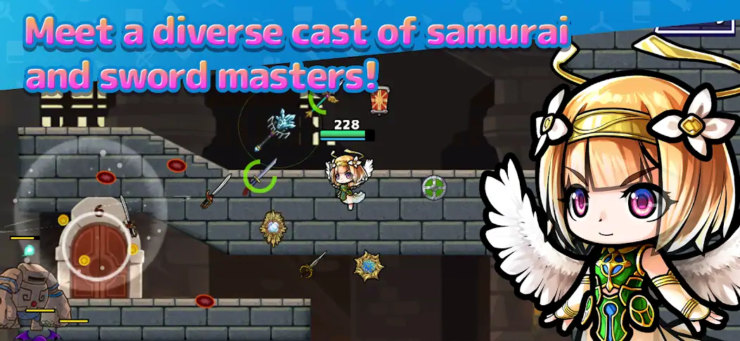 Download SAMURAI X - X-Sword style [MOD, Unlimited coins] + Hack [MOD, Menu] for Android