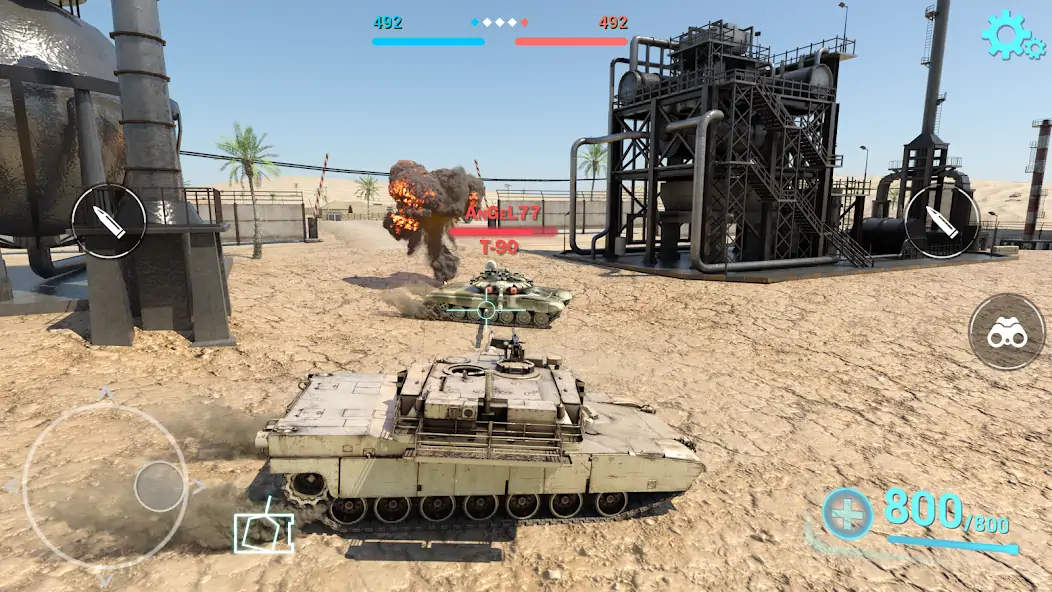 Download Tanks Battlefield: PvP Battle [MOD, Unlimited money/coins] + Hack [MOD, Menu] for Android