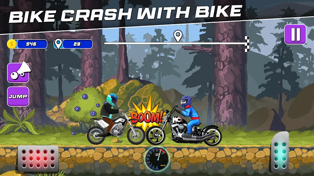 Download Bike Hill Racing - Bike Game [MOD, Unlimited coins] + Hack [MOD, Menu] for Android