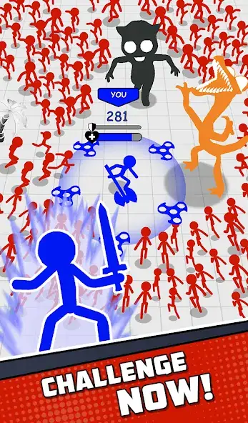 Download Stickman Survival: Mighty Wars [MOD, Unlimited money/gems] + Hack [MOD, Menu] for Android