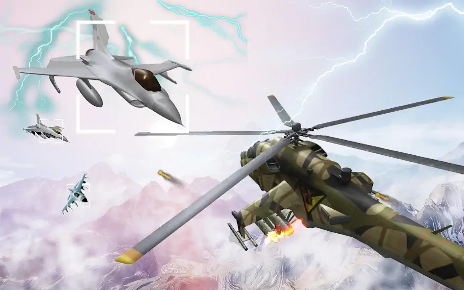 Download Gunship Helicopter Air Attack [MOD, Unlimited coins] + Hack [MOD, Menu] for Android