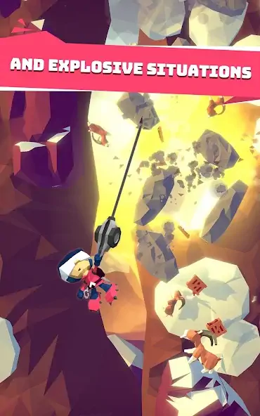 Download Hang Line: Mountain Climber [MOD, Unlimited coins] + Hack [MOD, Menu] for Android