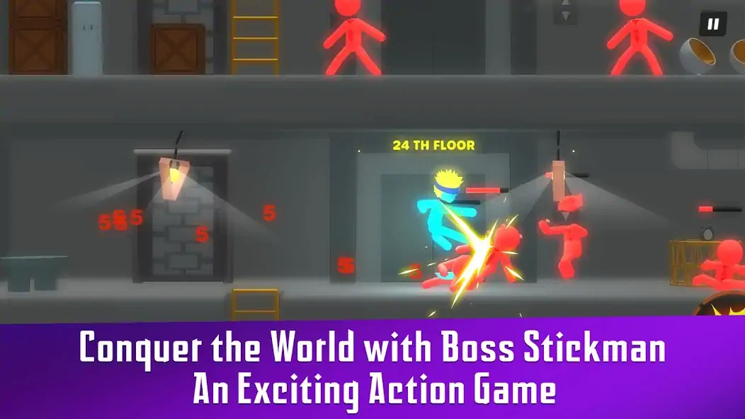 Download Boss Stickman [MOD, Unlimited money] + Hack [MOD, Menu] for Android