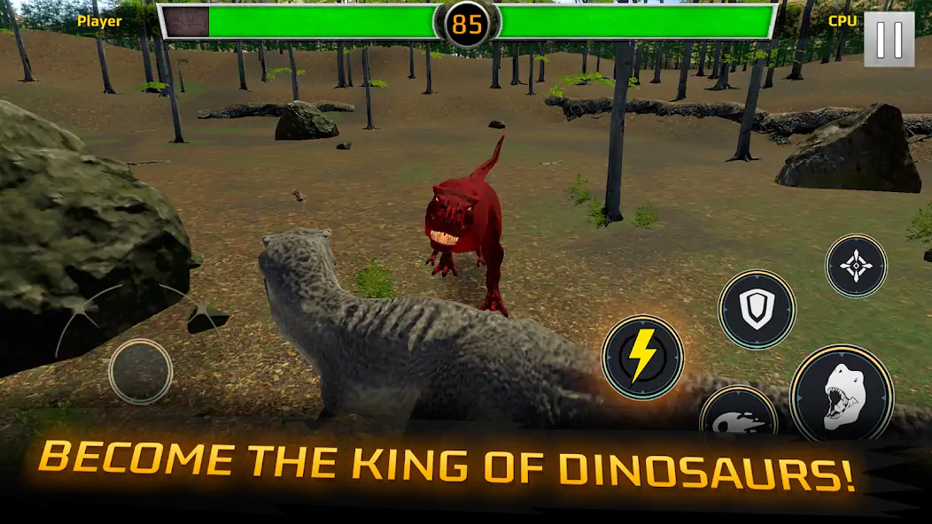 Download T-Rex Arena : Battle of Kings [MOD, Unlimited money/gems] + Hack [MOD, Menu] for Android