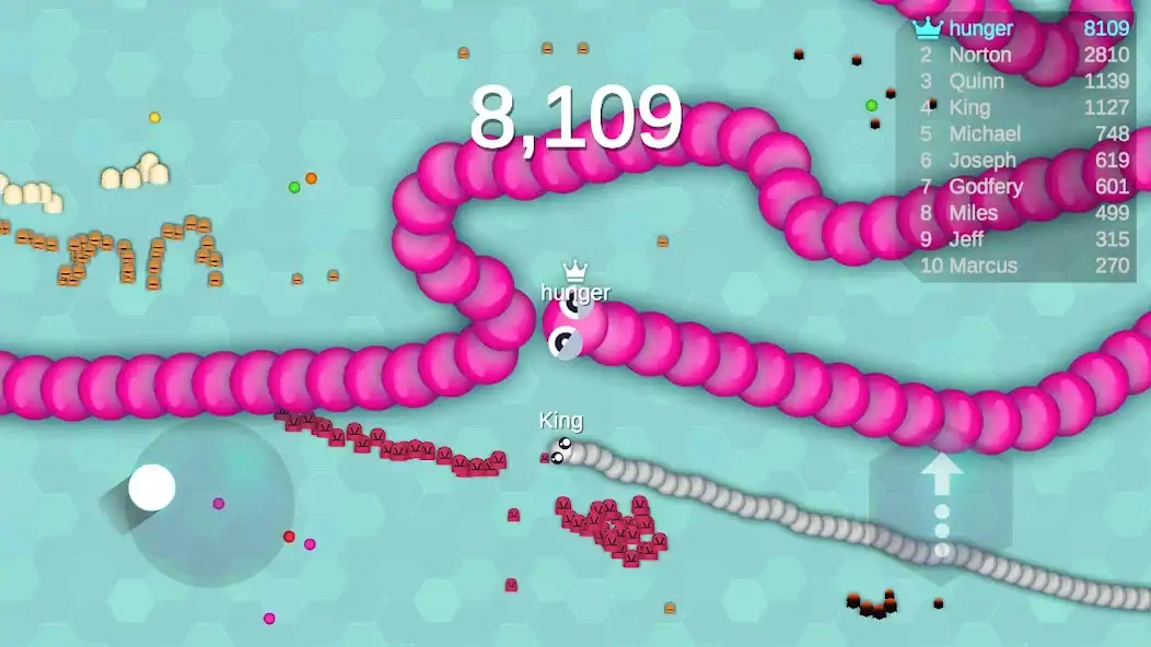 Download Snack Snake.io-Fun Worm Game [MOD, Unlimited money] + Hack [MOD, Menu] for Android