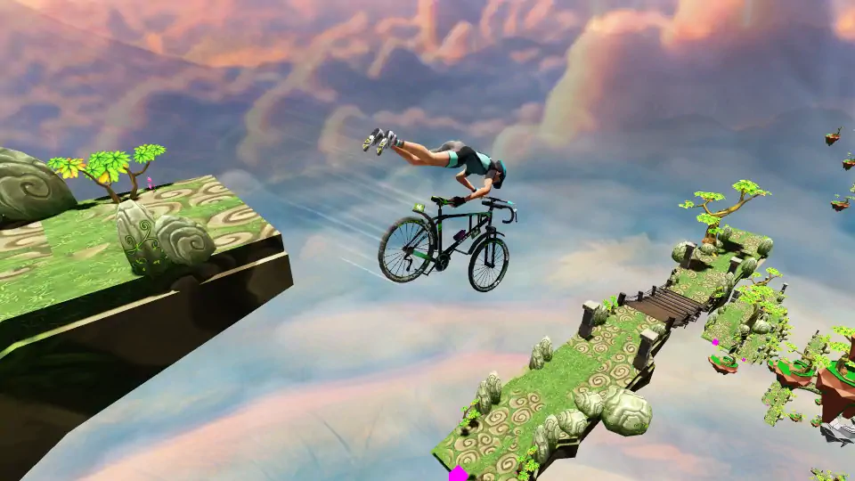 Download Sky Rider Run: Bike Surfer [MOD, Unlimited coins] + Hack [MOD, Menu] for Android