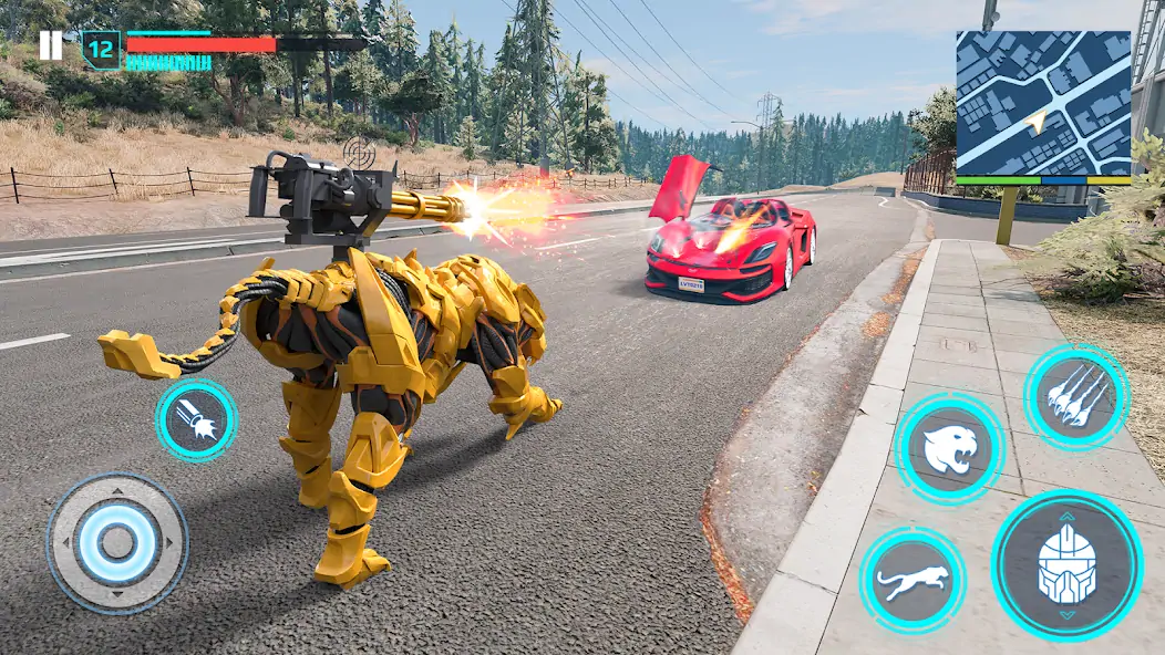 Download Robot Car Transformation Game [MOD, Unlimited coins] + Hack [MOD, Menu] for Android