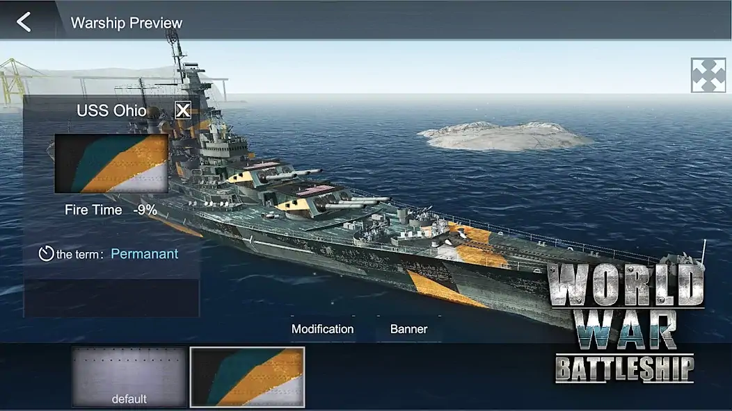 Download World War Battleship: Warship [MOD, Unlimited money/gems] + Hack [MOD, Menu] for Android