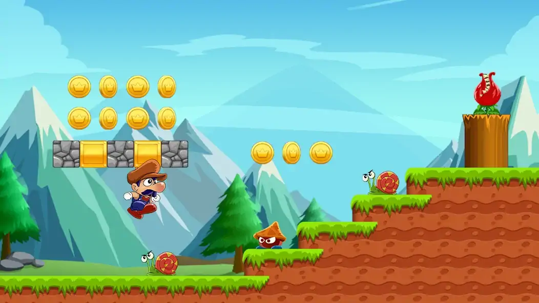 Download Super Bino Go:Adventure Jungle [MOD, Unlimited coins] + Hack [MOD, Menu] for Android