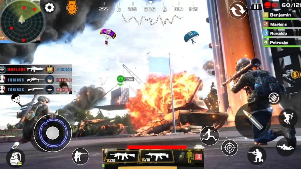 Download Offline Clash Squad Fire 3D [MOD, Unlimited money/gems] + Hack [MOD, Menu] for Android