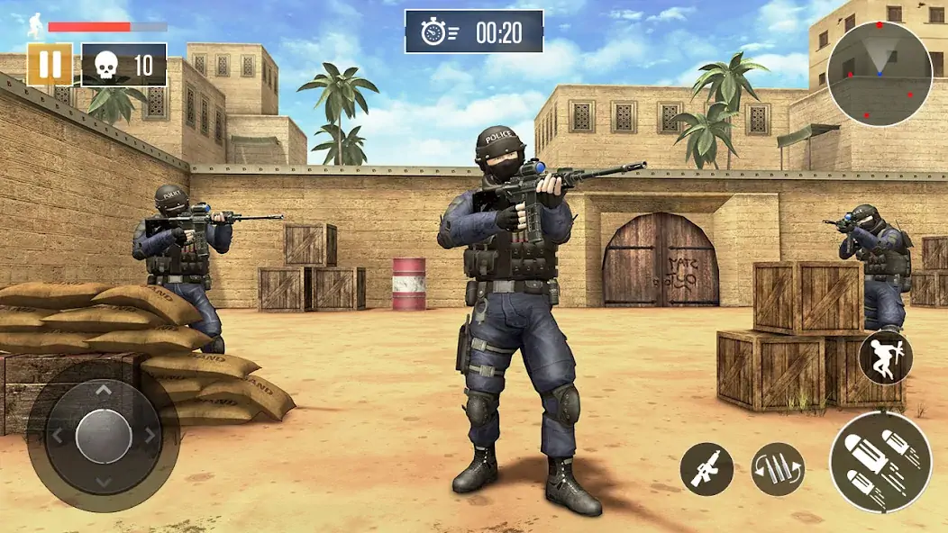 Download FPS Commando Shooting Games [MOD, Unlimited money/coins] + Hack [MOD, Menu] for Android