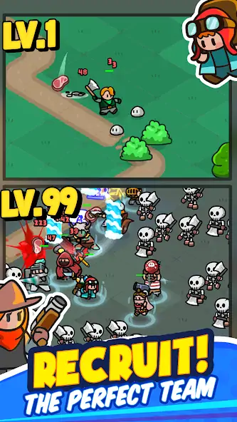 Download Rumble Heroes : Adventure RPG [MOD, Unlimited money] + Hack [MOD, Menu] for Android