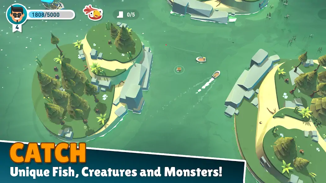 Download Creatures of the Deep: Fishing [MOD, Unlimited coins] + Hack [MOD, Menu] for Android