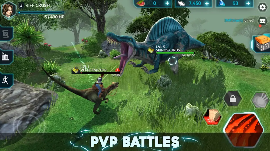 Download Dino Tamers - Jurassic MMO [MOD, Unlimited coins] + Hack [MOD, Menu] for Android