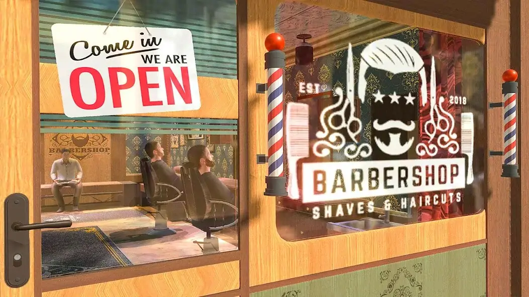 Download Barber Shop Hair Cut Salon 3D [MOD, Unlimited money/gems] + Hack [MOD, Menu] for Android