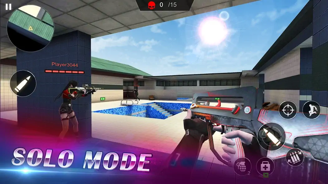 Download Brave Strike: PvP Firefight 3D [MOD, Unlimited money/gems] + Hack [MOD, Menu] for Android