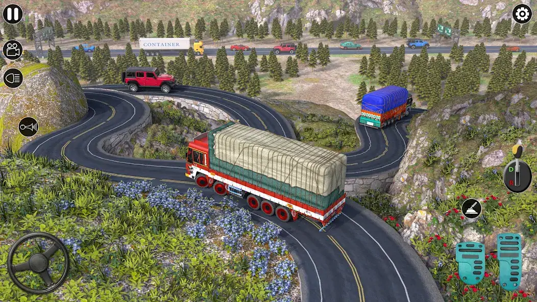 Download Real Euro Cargo Truck Driving [MOD, Unlimited coins] + Hack [MOD, Menu] for Android