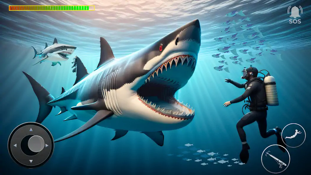 Download Angry Shark Attack Game [MOD, Unlimited coins] + Hack [MOD, Menu] for Android