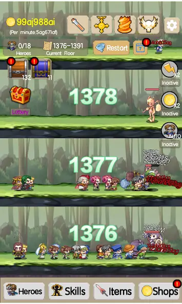 Download Idle Tower:Endless Heroes [MOD, Unlimited money] + Hack [MOD, Menu] for Android