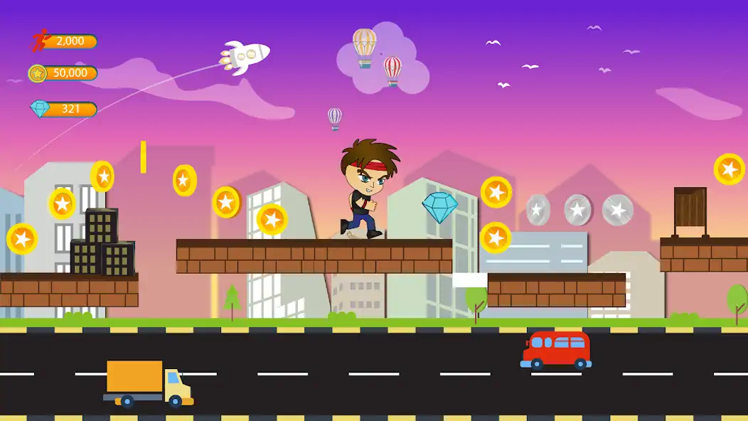 Download Super Boy Run - Adventure Game [MOD, Unlimited money/coins] + Hack [MOD, Menu] for Android
