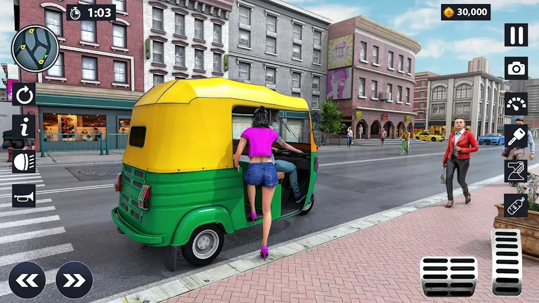 Download Modern Rickshaw Driving Games [MOD, Unlimited money/coins] + Hack [MOD, Menu] for Android