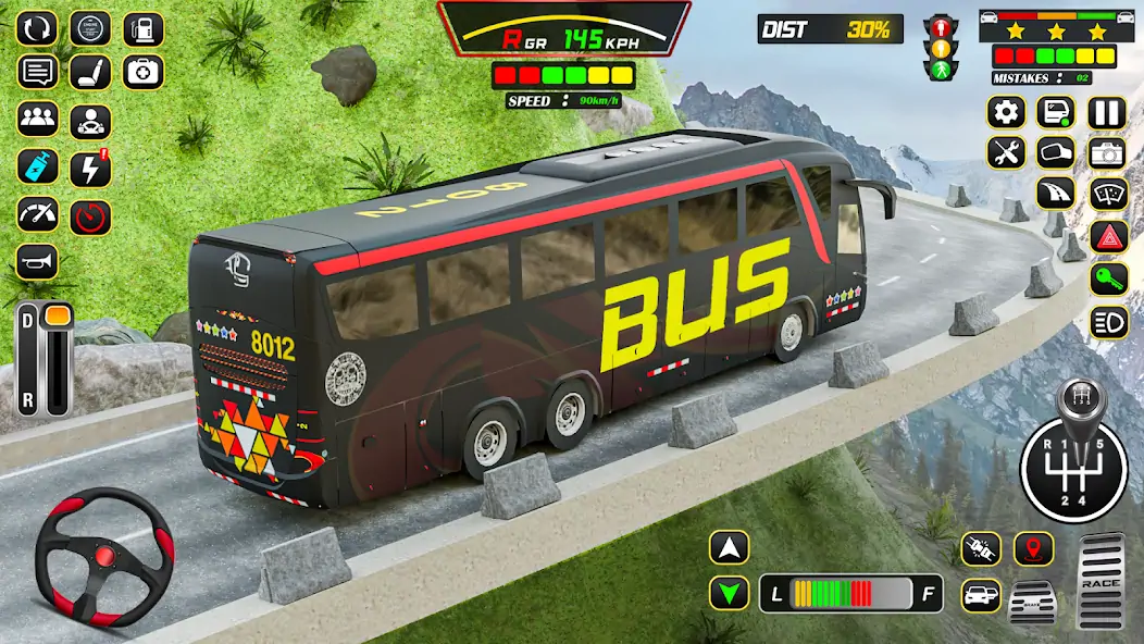 Download US City Coach Bus Driving Game [MOD, Unlimited money/gems] + Hack [MOD, Menu] for Android