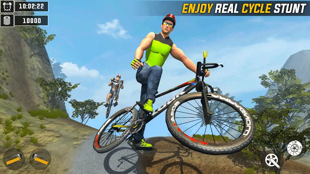 Download Offroad Cycle: BMX Racing Game [MOD, Unlimited money/gems] + Hack [MOD, Menu] for Android