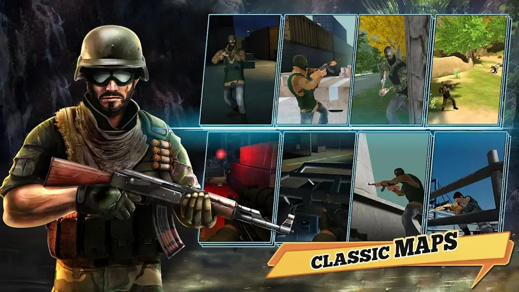Download FPS Commando Gun Shooting Game [MOD, Unlimited coins] + Hack [MOD, Menu] for Android