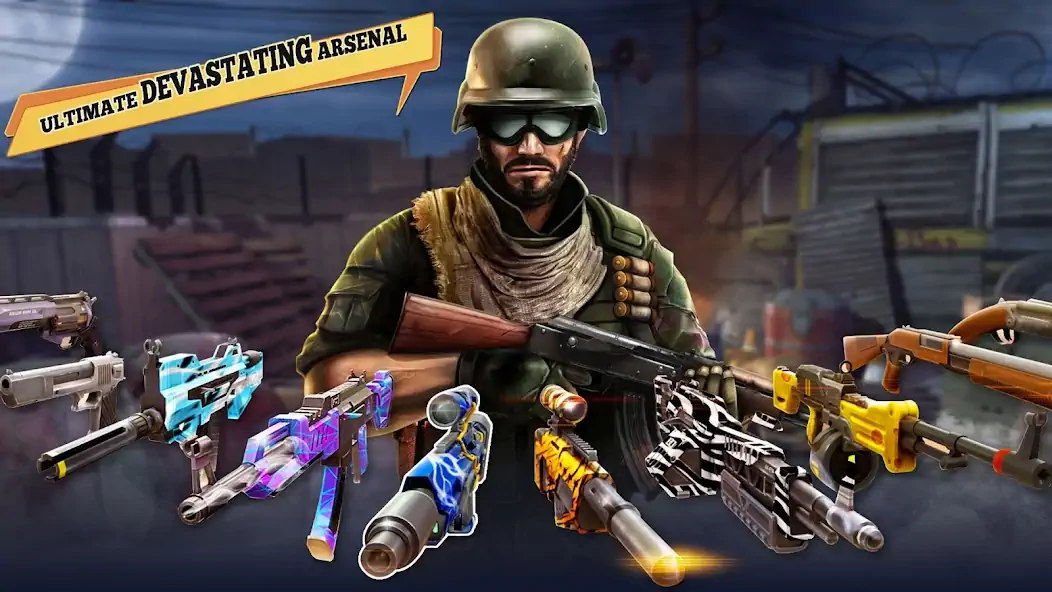 Download FPS Commando Gun Shooting Game [MOD, Unlimited coins] + Hack [MOD, Menu] for Android