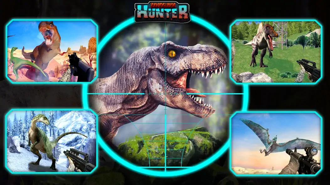 Download Real Dinosaur Hunting Gun Game [MOD, Unlimited money] + Hack [MOD, Menu] for Android