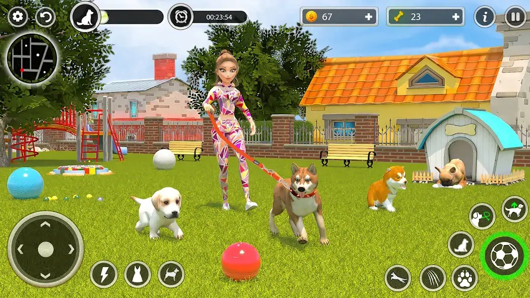 Download Dog Simulator Pet Dog Games 3D [MOD, Unlimited money/coins] + Hack [MOD, Menu] for Android