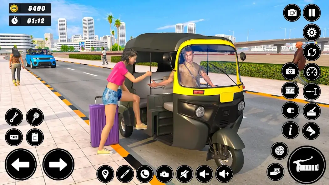 Download Auto Tuk Tuk Rickshaw Game [MOD, Unlimited money/coins] + Hack [MOD, Menu] for Android