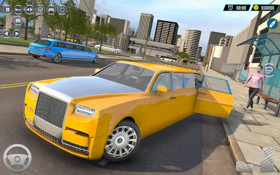 Download Limousine Taxi Driving Game [MOD, Unlimited coins] + Hack [MOD, Menu] for Android