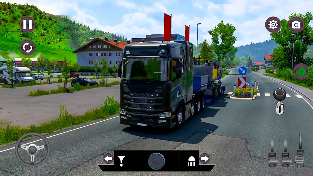 Download Truck Simulator Euro Truck 3d [MOD, Unlimited money/gems] + Hack [MOD, Menu] for Android