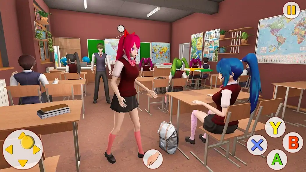 Download Real Girls School Simulator [MOD, Unlimited money/gems] + Hack [MOD, Menu] for Android