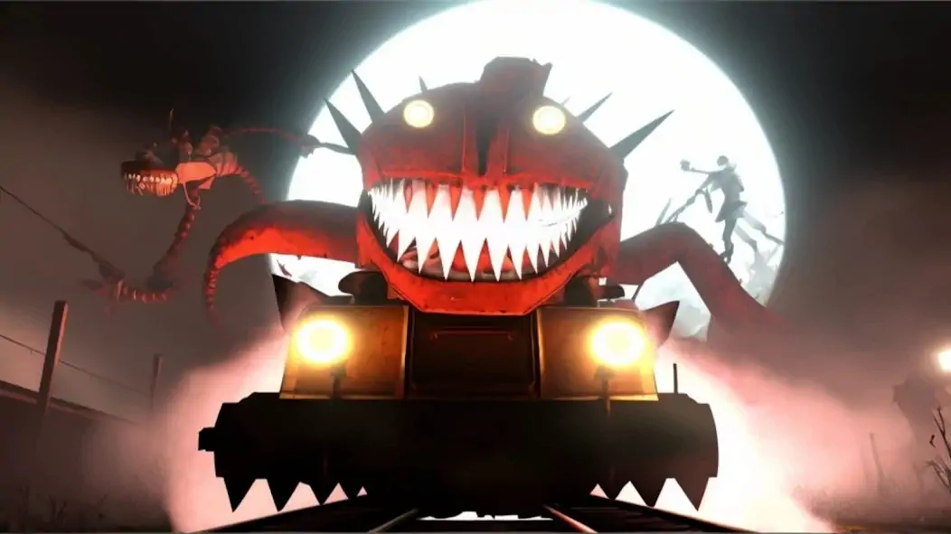 Download Scary Spider Horror Train Game [MOD, Unlimited money/coins] + Hack [MOD, Menu] for Android
