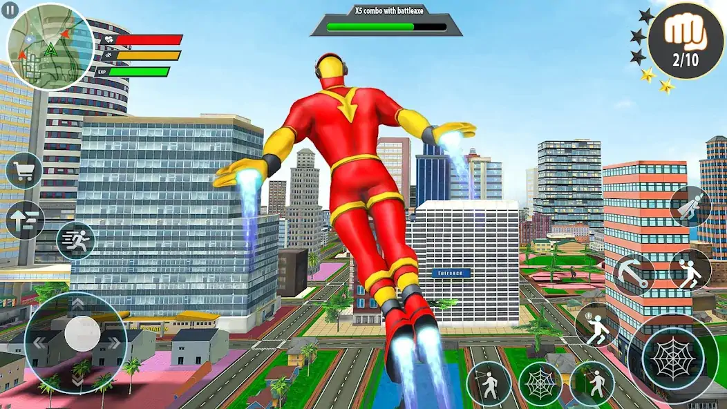 Download Spider Rope Man Hero Crimes 3D [MOD, Unlimited money/gems] + Hack [MOD, Menu] for Android