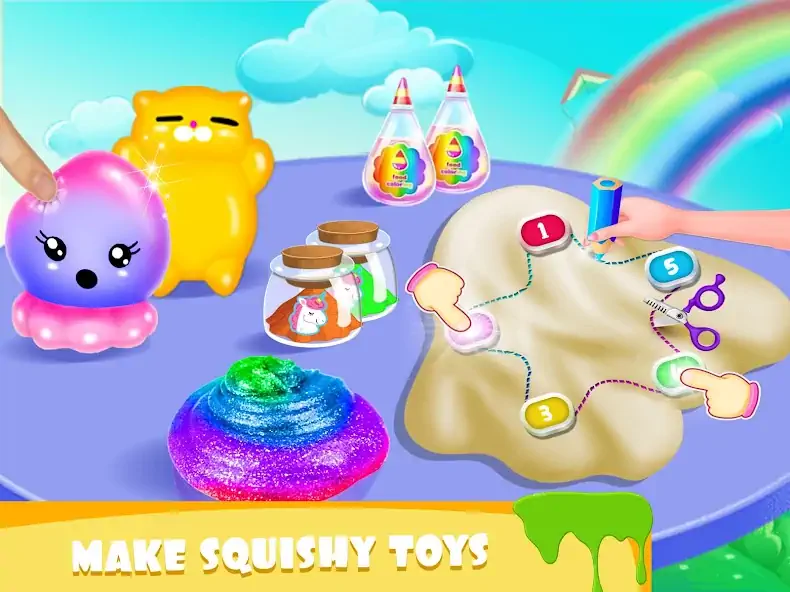 Download Rainbow Slime Simulator Games [MOD, Unlimited coins] + Hack [MOD, Menu] for Android