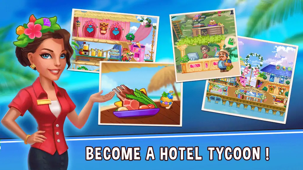 Download Hotel Empire Fever [MOD, Unlimited coins] + Hack [MOD, Menu] for Android
