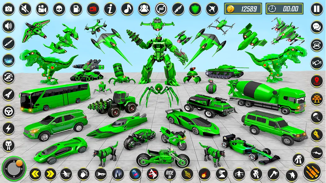 Download Dino Robot - Car Robot Games [MOD, Unlimited money/gems] + Hack [MOD, Menu] for Android