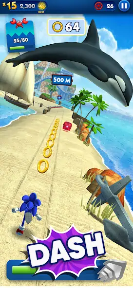 Download Sonic Dash - Endless Running [MOD, Unlimited money/gems] + Hack [MOD, Menu] for Android